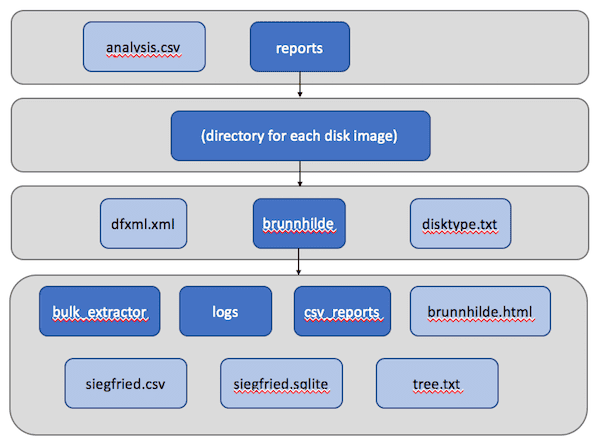 Disk Image Processor Analysis mode output